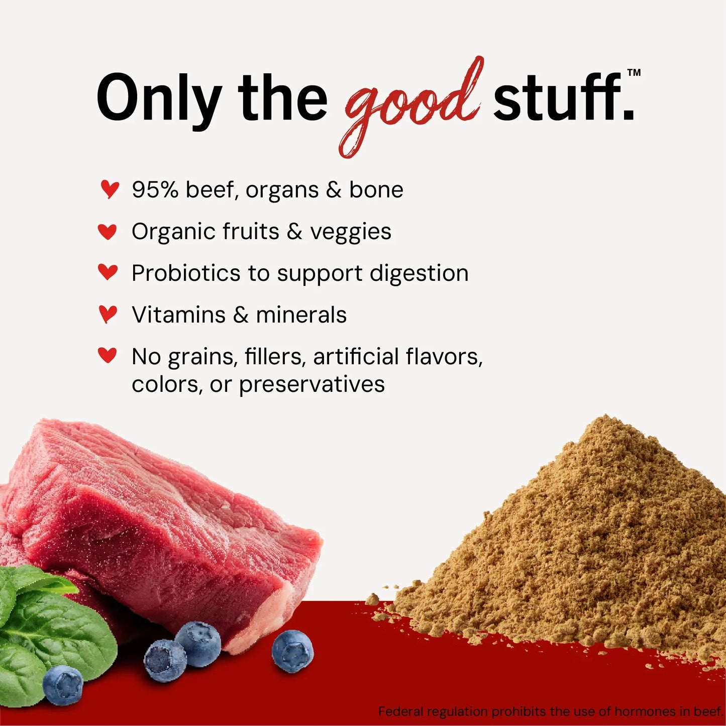 Stella & Chewys Marie’s Magical Dinner Dust for Dogs Grass-Fed Beef Recipe - 7 Ounce Resealable Bag