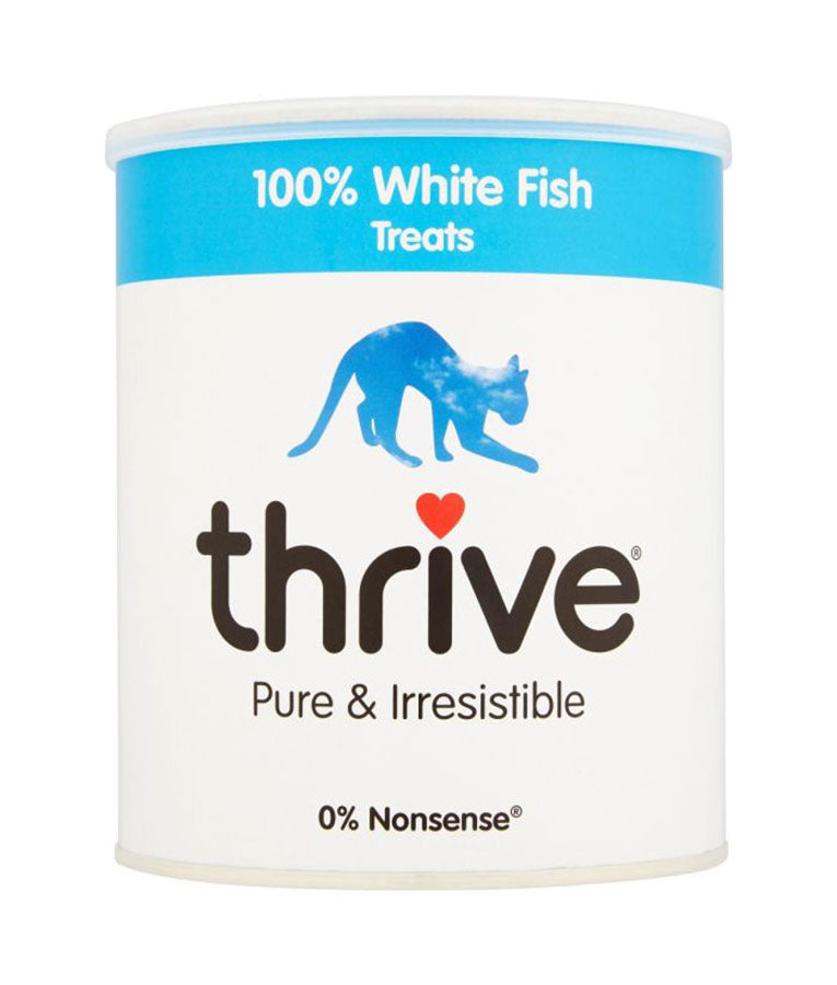 Thrive Fish Cat Treats Natural High Protein Snack for Cats with Skin and Coat Support