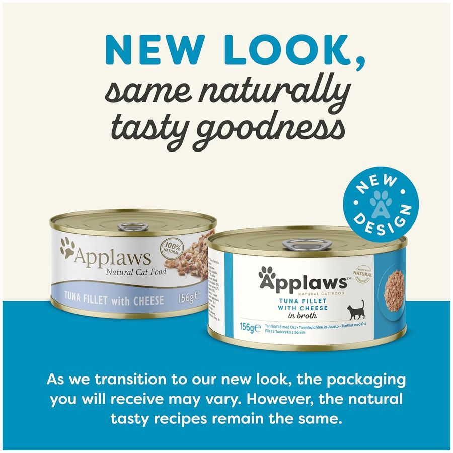 Applaws Tuna with Cheese Adult Wet Cat Food 156g Tin