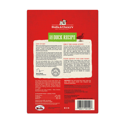 Stella & Chewys Dog FD Carnivore Crunch - Duck - 3.25 oz