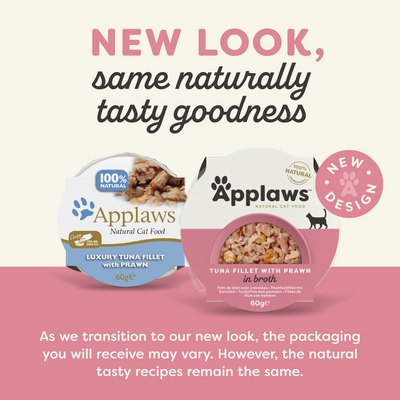 Applaws Tuna with Prawn Adult Wet Cat Food 60g Pot