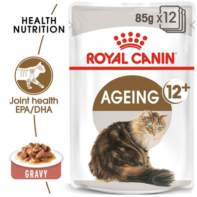 Royal Canin Feline Health Nutrition Ageing Jelly (Cat Wet Food - Pouches)