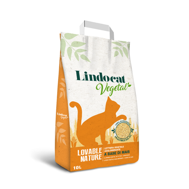 Lovable Nature Biodegradable Clumping Cat Litter - Corn 10 L