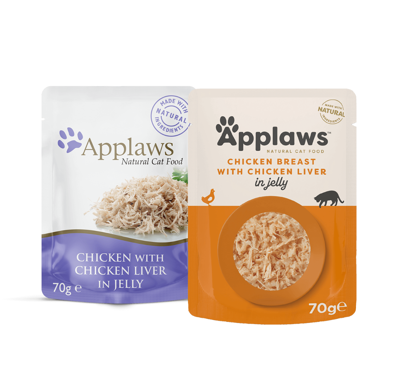 Applaws Chicken with Liver in Jelly Adult Wet Cat Food 70g Pouch