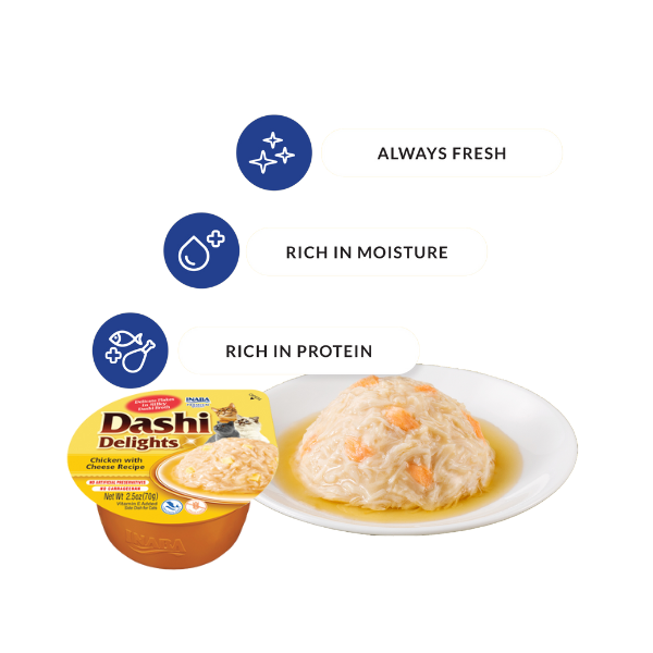 Inaba Dashi Delight Chicken with Cheese Recipe 70G