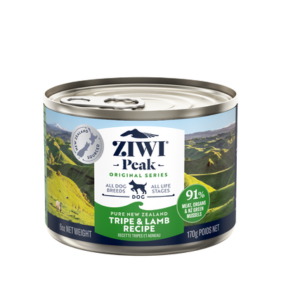 ZIWI Peak Tripe & Lamb Recipe Wet Dog Food 170G/NA