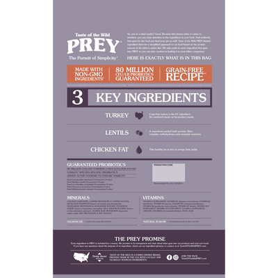Taste Of Wild Prey Turkey Formula for Cat with Limited Ingredients