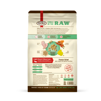 Primal Canine Freeze Dried Chicken Kibble in the Raw Dog Food - Hypoallergenic