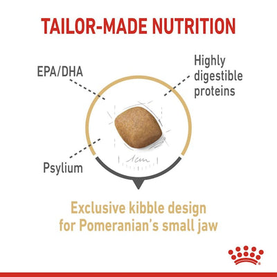 Royal Canin Breed Health Nutrition Pomeranian Adult Dry Dog Food 1.5 KG