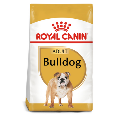 Royal Canin Bulldog Adult Dog Dry Food 12kg available at PetCentral Qatar