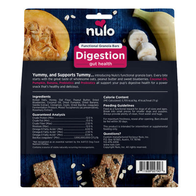 Nulo Functional Granola Digestion Dog Treats 283g