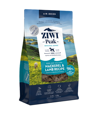 ZIWI Peak Air-Dried Mackerel & Lamb Recipe Dry Dog Food 1KG/NA