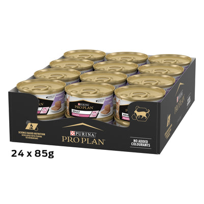 Purina Pro Plan Adult Delicate Digestion, Wet Cat Food, Mousse rich in Turkey