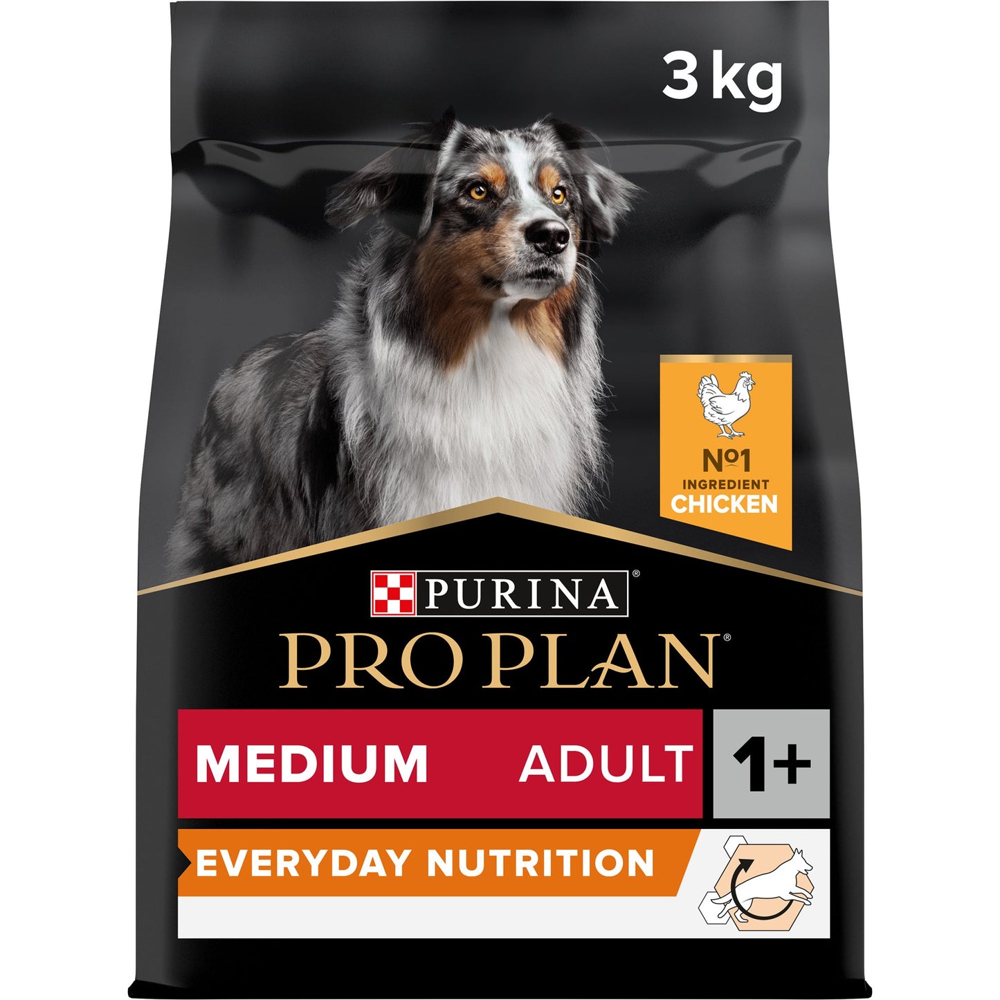 Purina Pro Plan Medium Adult, Dry Dog food with Chicken