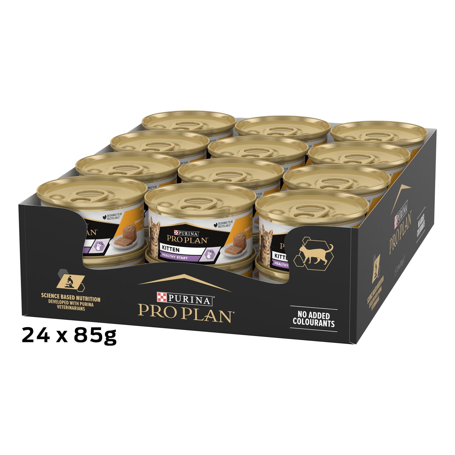 Purina Pro Plan Kitten , Wet Cat Food, Mousse rich in Chicken