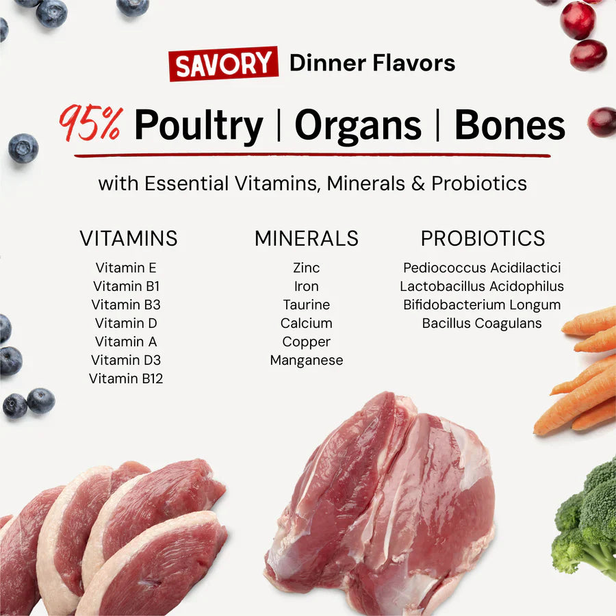 Stella & Chewys Maries Magical Dinner Dust Duck Duck Goose - 7 oz - 6/cs