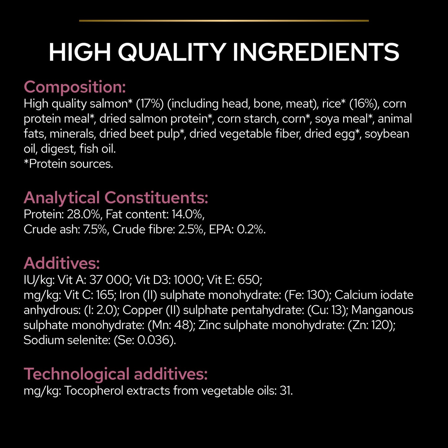 Purina Pro Plan Sensitive Skin Medium and Large Senior 7+, Dry Dog food with Salmon