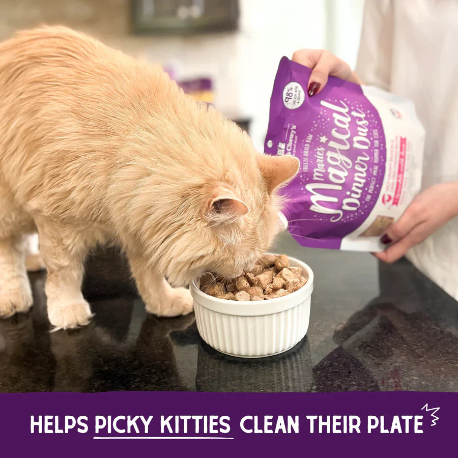 Stella & Chewys Maries Magical Dinner Dust Cat Wild Caught Salmon and Cage Free Chicken Recipe - 7 oz