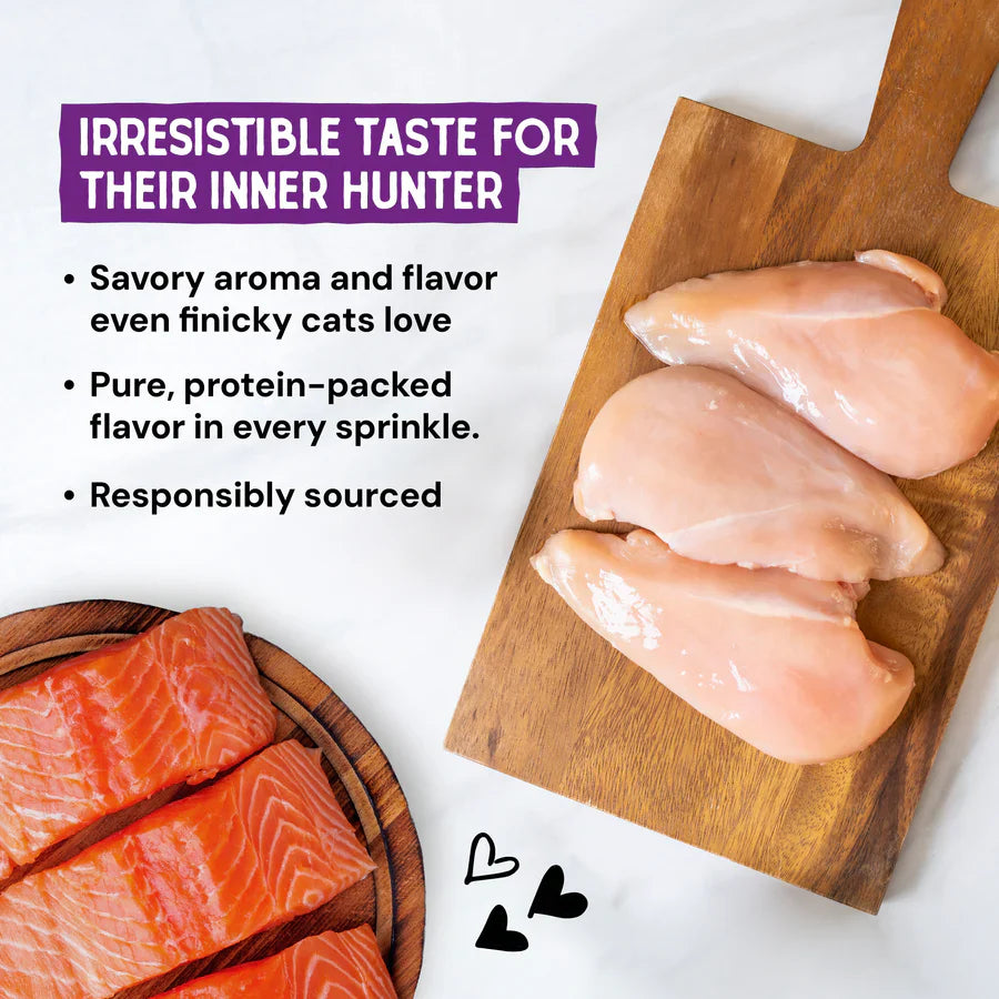 Stella & Chewys Maries Magical Dinner Dust Cat Wild Caught Salmon and Cage Free Chicken Recipe - 7 oz