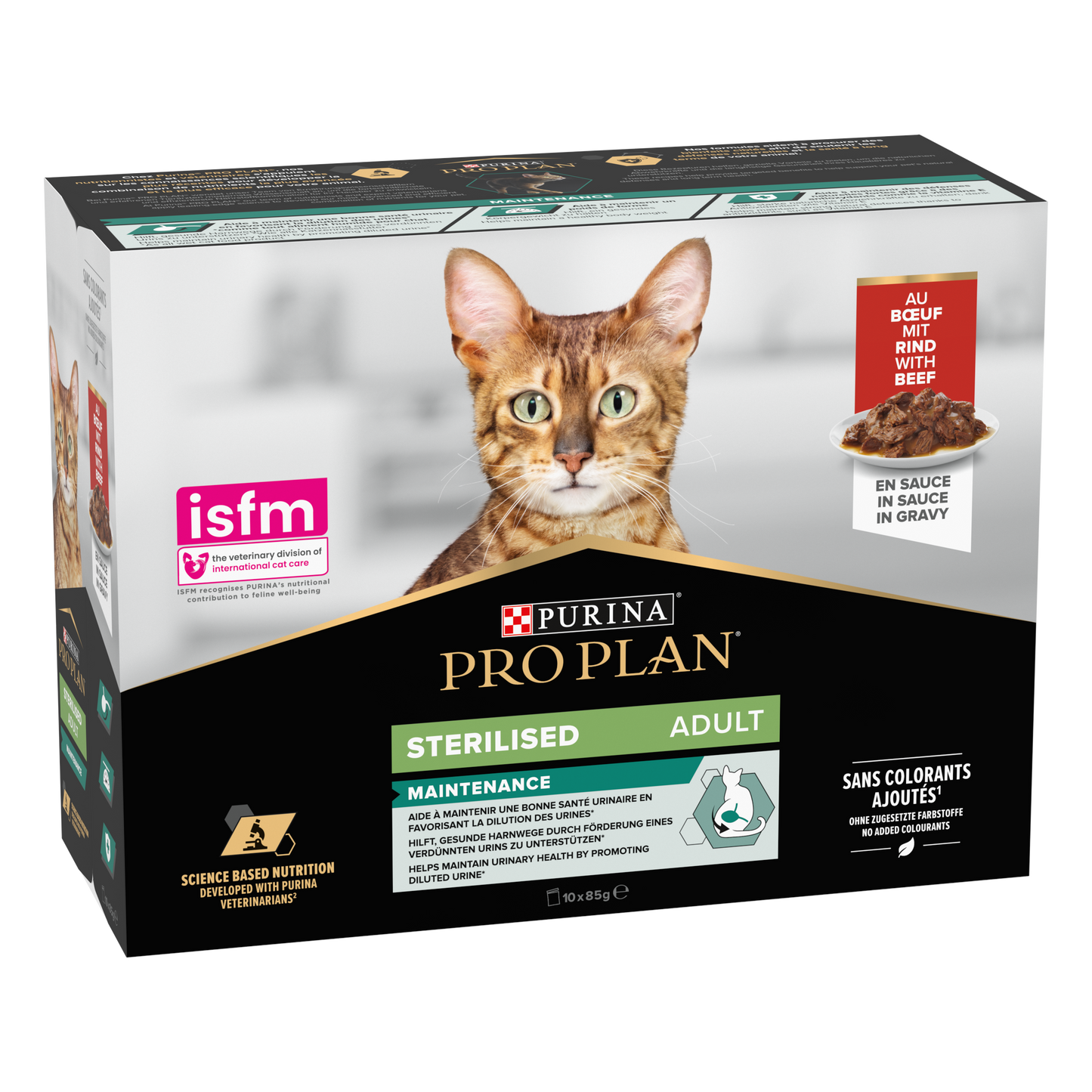 Purina Pro Plan Wet Cat Food, Beef in Gravy