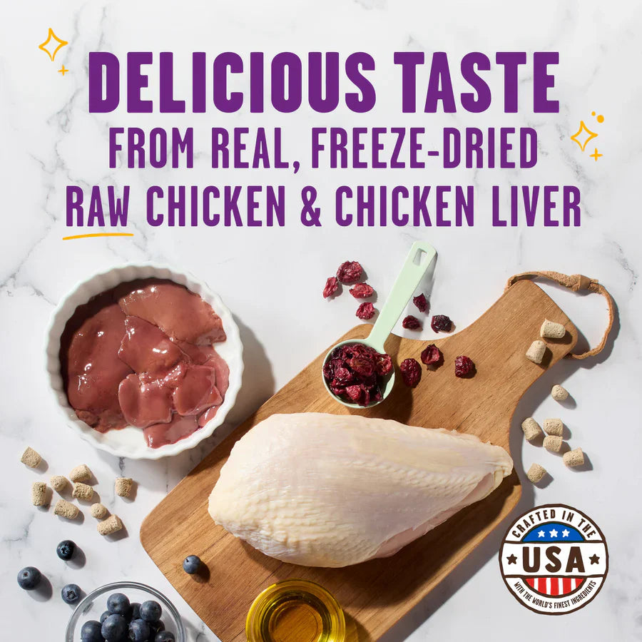 Stella & Chewys Meowfulls Freeze Dried Cat Treats Chicken & Chicken Liver Recipe - 1.5 oz