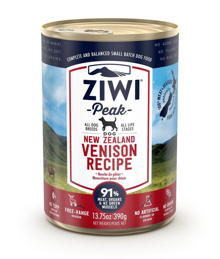 ZIWI Peak Venison Recipe Wet Dog Food 390g 390G/NA