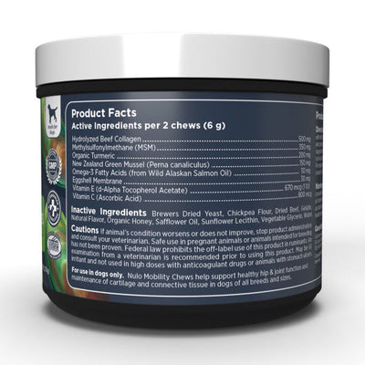 Nulo Mobility Soft Chew for Dogs - 270g (90 ct. Jar)