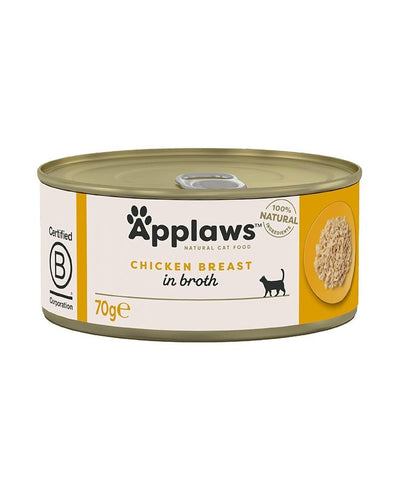 Applaws Chicken Breast in Broth Wet Cat Food Tin