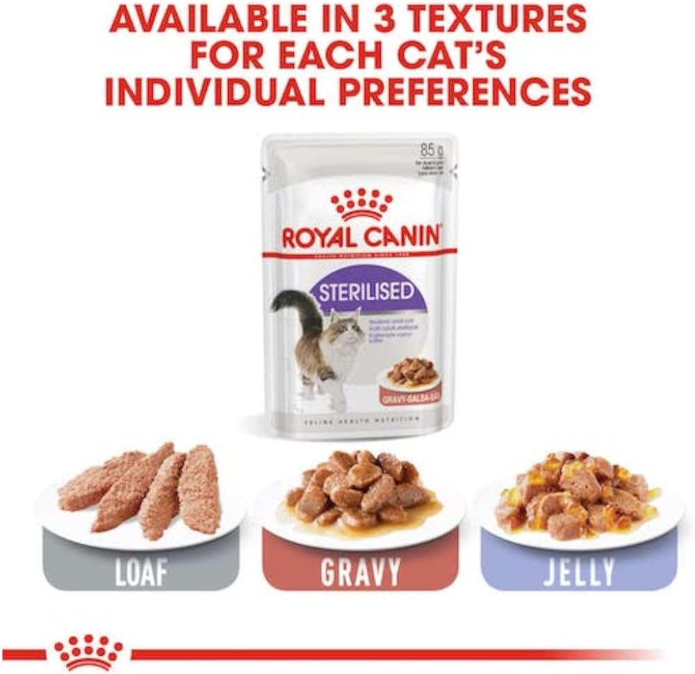 Royal Canin  Feline Health Nutrition Sterilised Jelly (Cat Wet Food - Pouches)