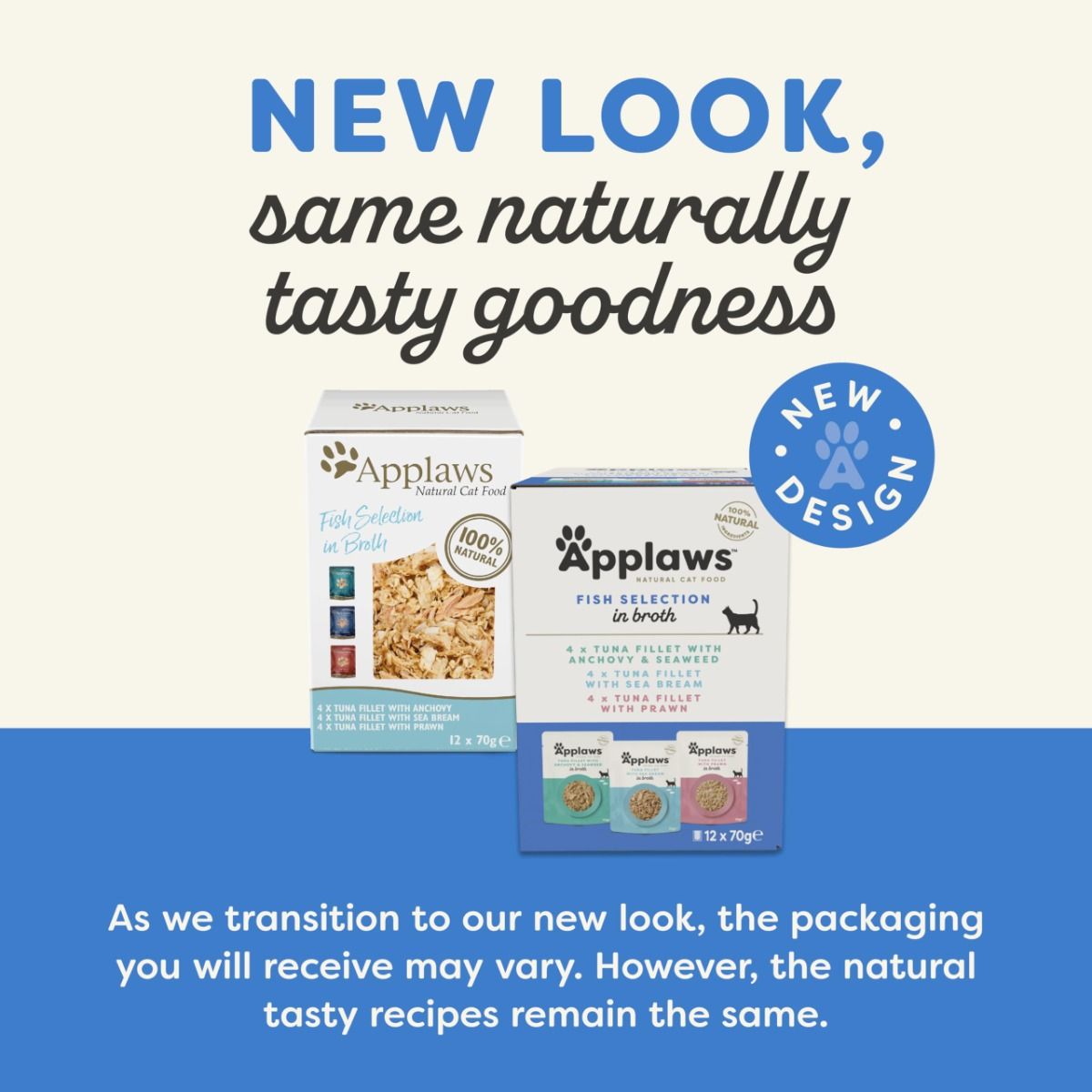 Applaws Fish Multipack Adult Wet Cat Food 12 x 70g Pouch