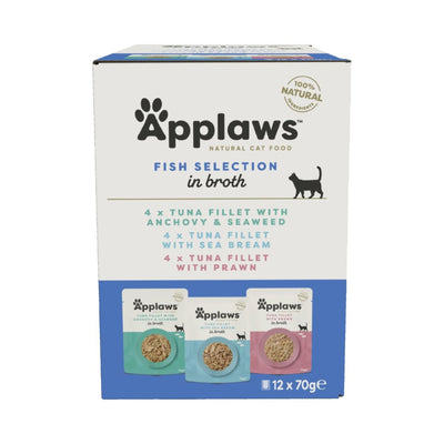 Applaws Fish Multipack Adult Wet Cat Food 12 x 70g Pouch