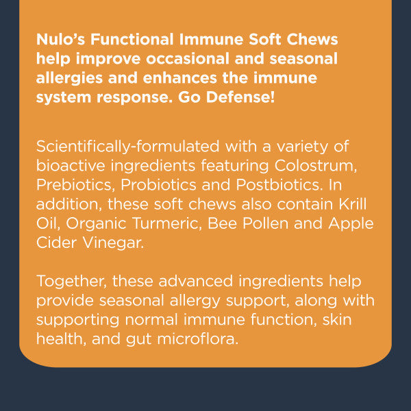 Nulo Immune Soft Chew for Dogs Treat - 270g (90 ct. Jar)
