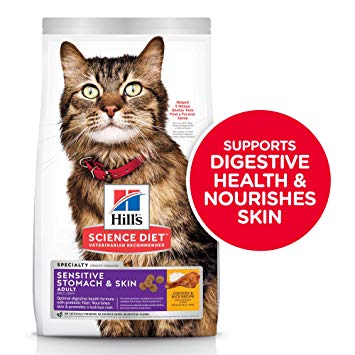 Hills Science Plan Sensitive Stomach & Skin Adult Cat Food with Chicken