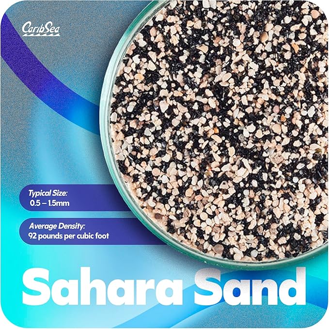 Carib Sea Eco-Complete African Cichlid Substrate – 20 lb – Live Sand for Aquariums