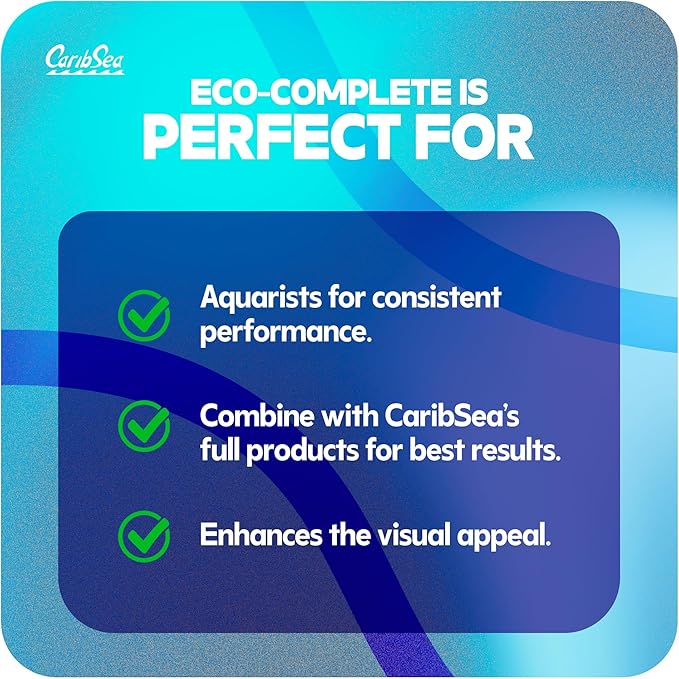 Carib Sea Eco-Complete African Cichlid Substrate – 20 lb – Live Sand for Aquariums