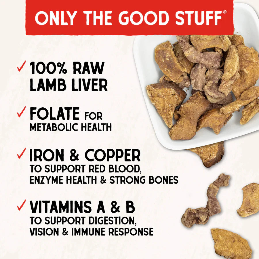 Stella & Chewys Lamb Liver Treats - 3 oz