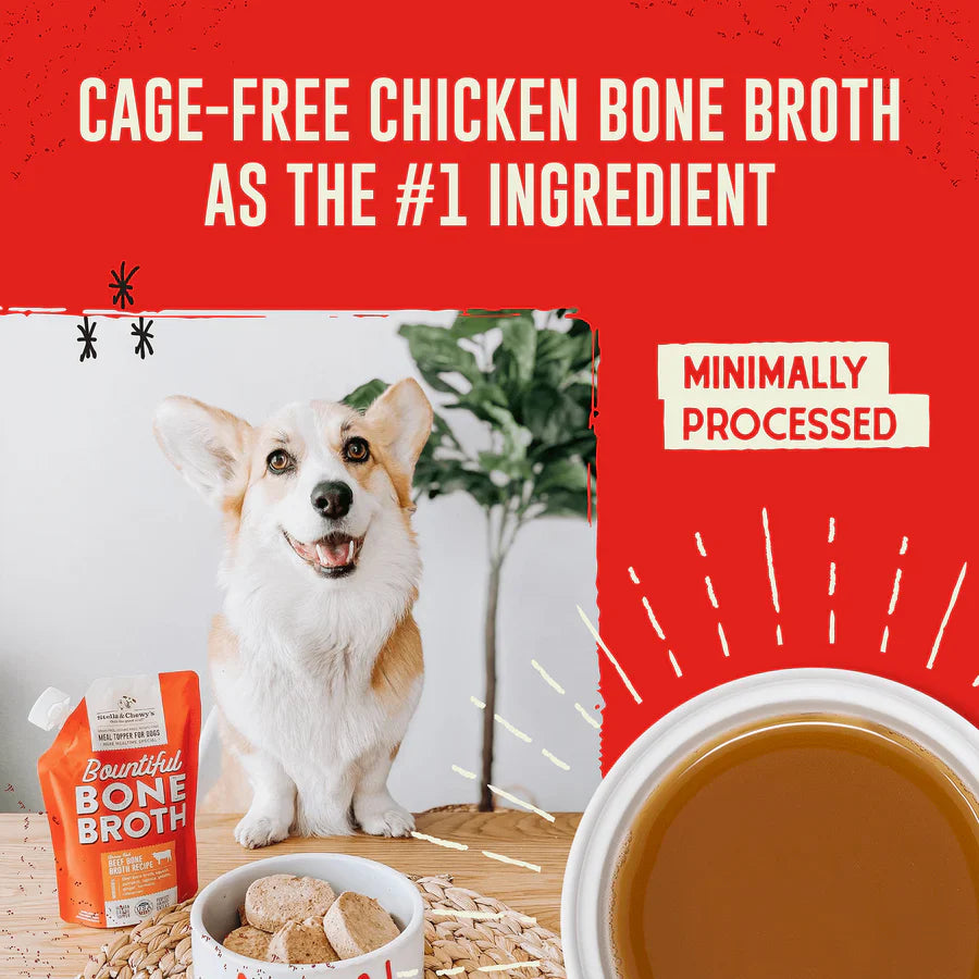 Stella & Chewys Bountiful Bone Broth Cage Free Chicken Recipe - 16 oz