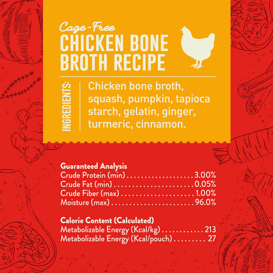 Stella & Chewys Bountiful Bone Broth Cage Free Chicken Recipe - 16 oz