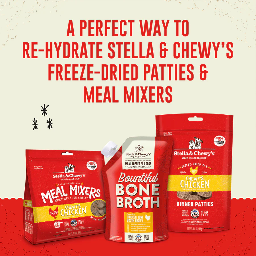 Stella & Chewys Bountiful Bone Broth Cage Free Chicken Recipe - 16 oz