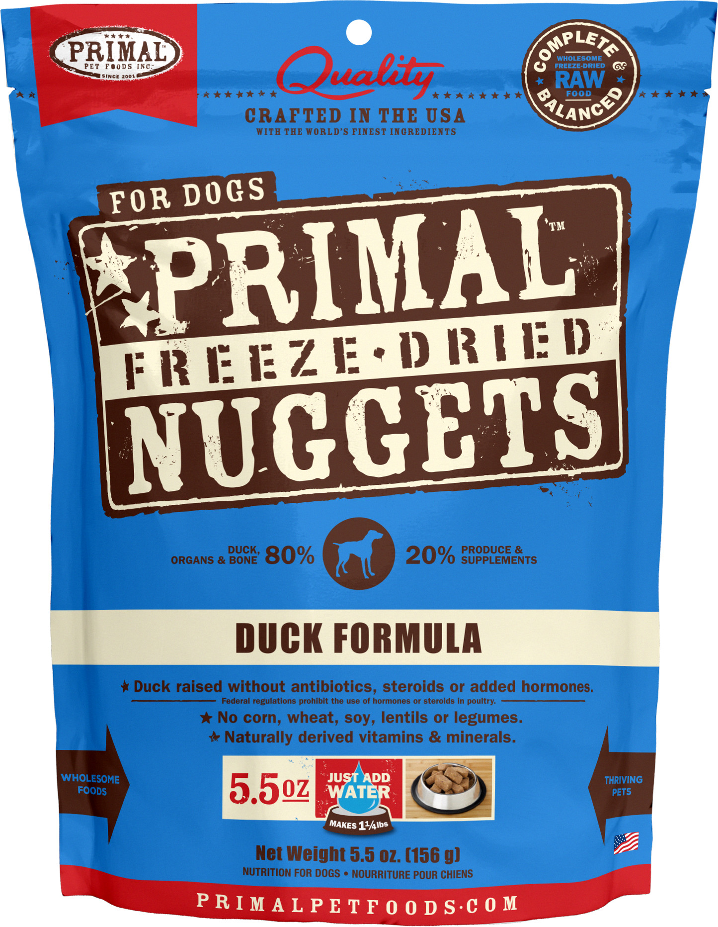 Primal Canine Duck Freeze-Dried Formula