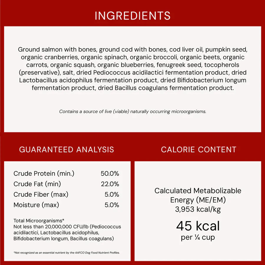 Stella & Chewys Dog Freeze Dried Savory Salmon & Cod Meal Mixers - 8 oz