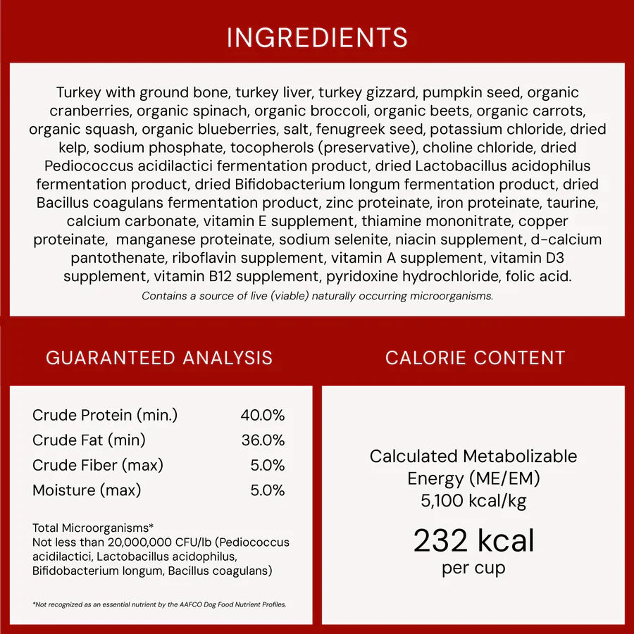 Stella & Chewys Dog Freeze Dried Tantalizing Turkey Meal Mixers - 8 oz