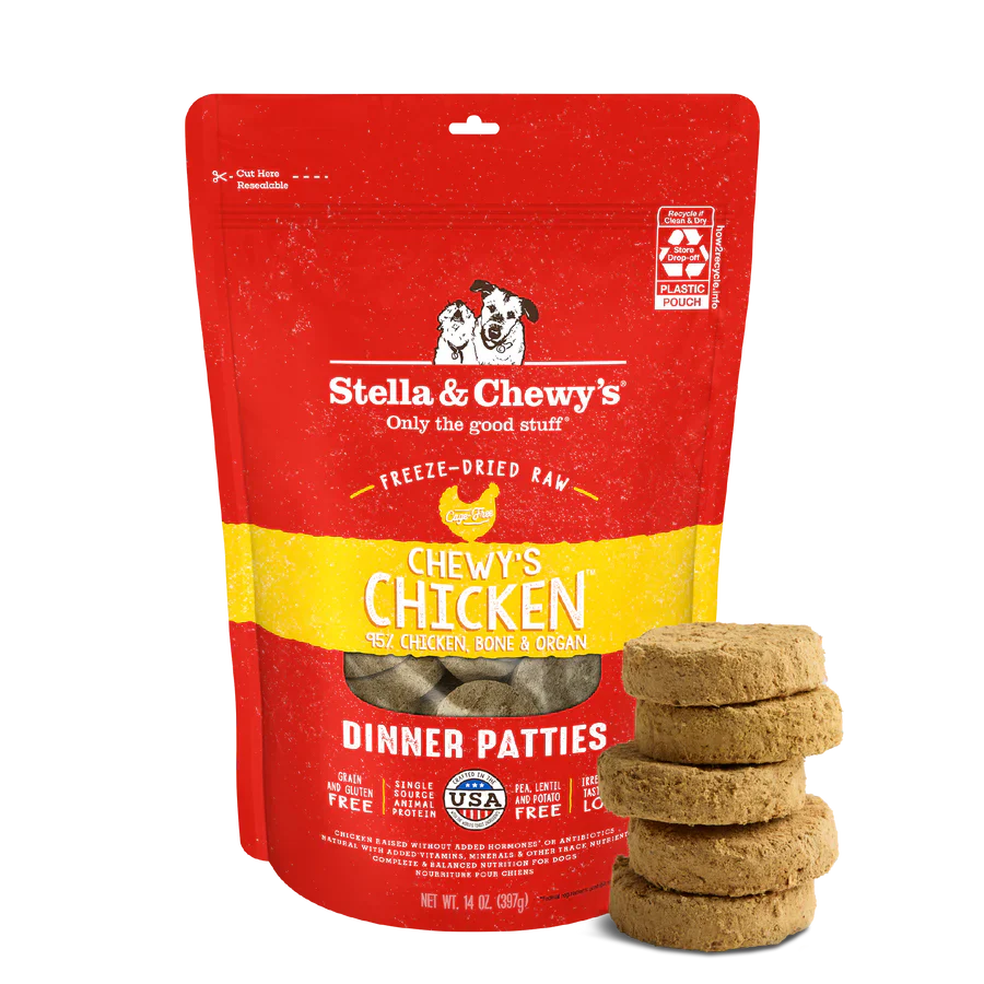 Stella & Chewys Dog FD Chewys Chicken Patties