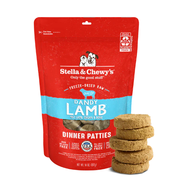 Stella & Chewys Dog FD Dandy Lamb Patties