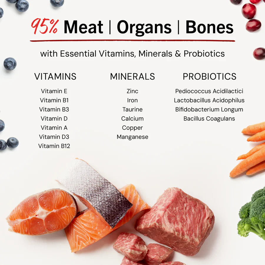 Stella & Chewys Dog FD Perfectly Puppy Beef & Salmon Patties - 14oz