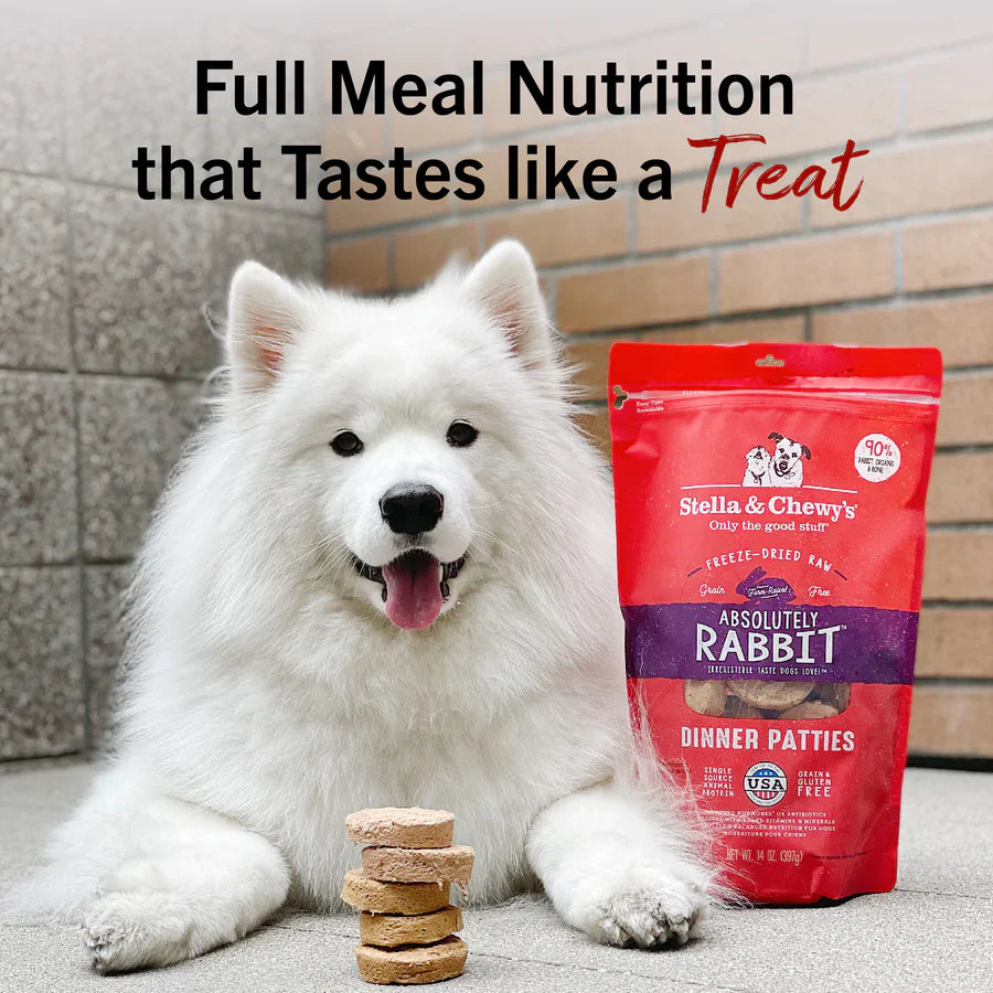Stella & Chewys Dog FD Absolutely Rabbit Patties