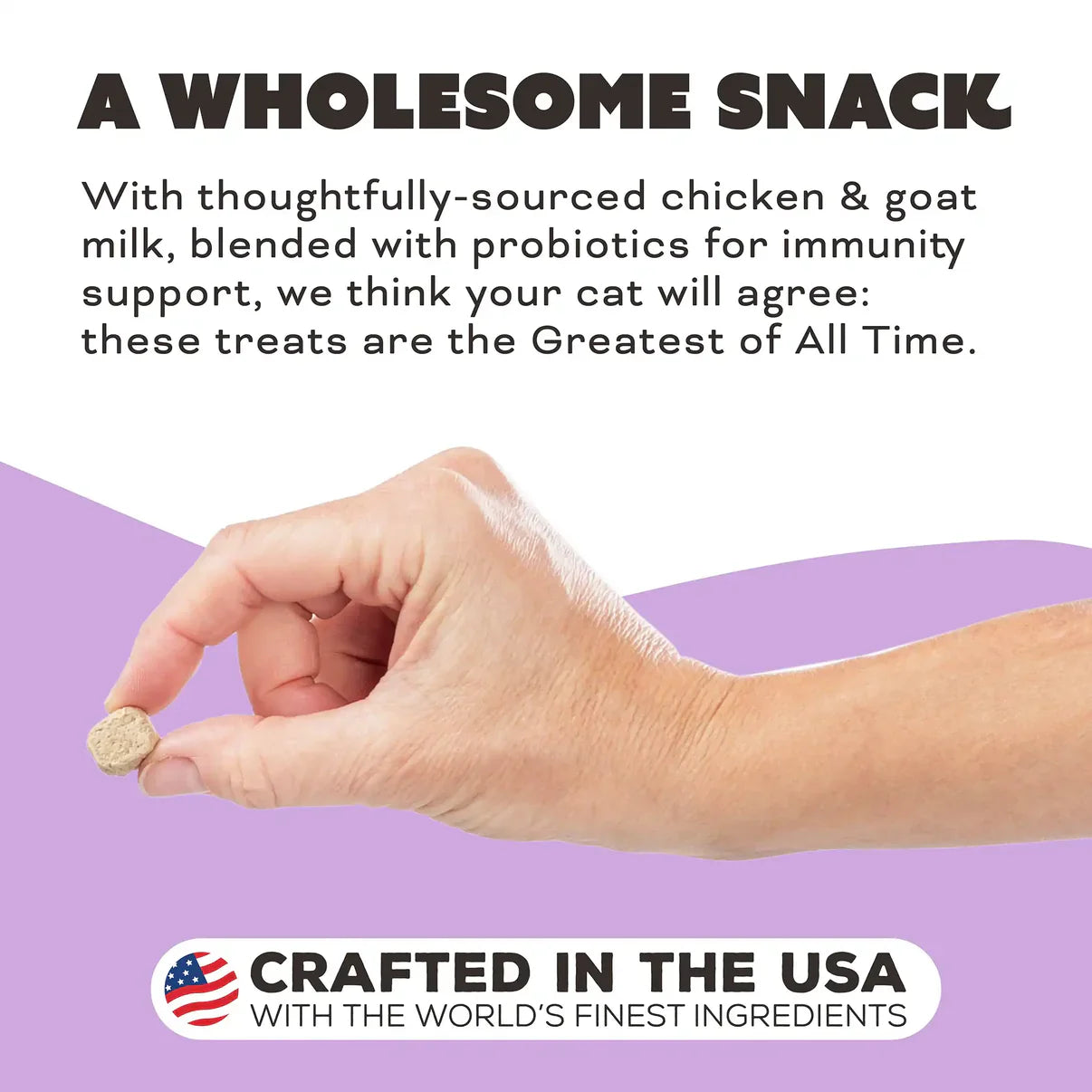 Primal The G.O.A.T.  Chicken & Goat Milk  for cats! Freeze-Dried Treat 2oz