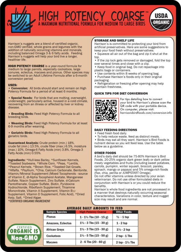 Harissons High Potency Coarse