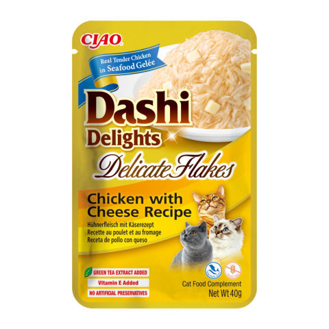 Inaba Dashi Delights Delicate Flakes Chicken with Cheese Recipe - 40g