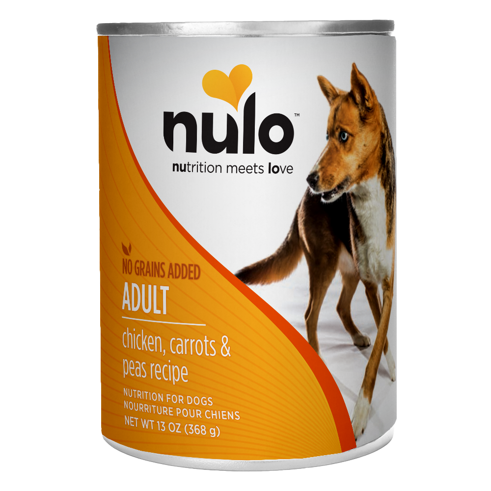 Nulo Dog Grain-Free Chicken, Peas, & Carrots 369g Can